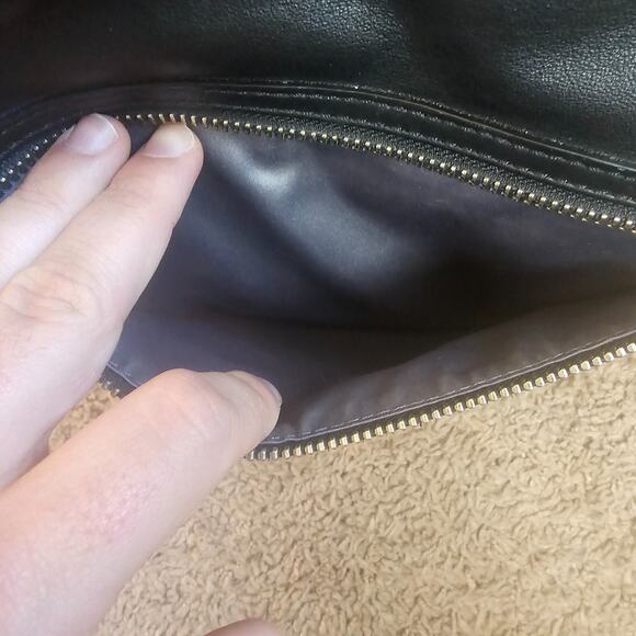 Coach Daisey Leather Bucket Bag F23937 Black Shoulder Strap Hangtag Purse Pocket - Picture 8 of 14